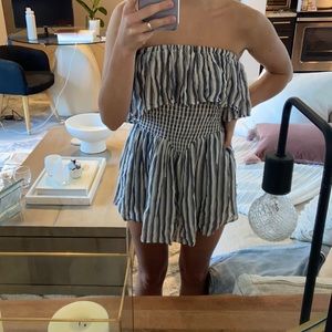 Blue life romper